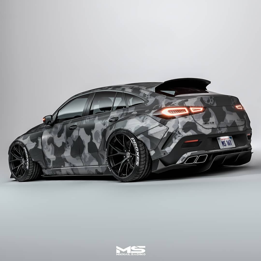 Mercedes-Benz GLE Coupe С167 Custom Body Kit by Mikhail Sachko