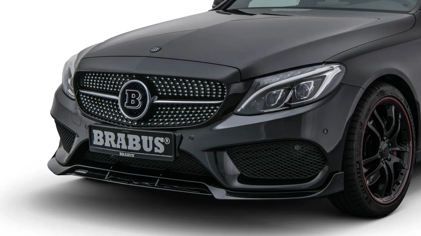 Front bumper spoiler Brabus PUR-R-RIM for Mercedes C-class S 205 C 160 - AMG C 43 | AMG Line