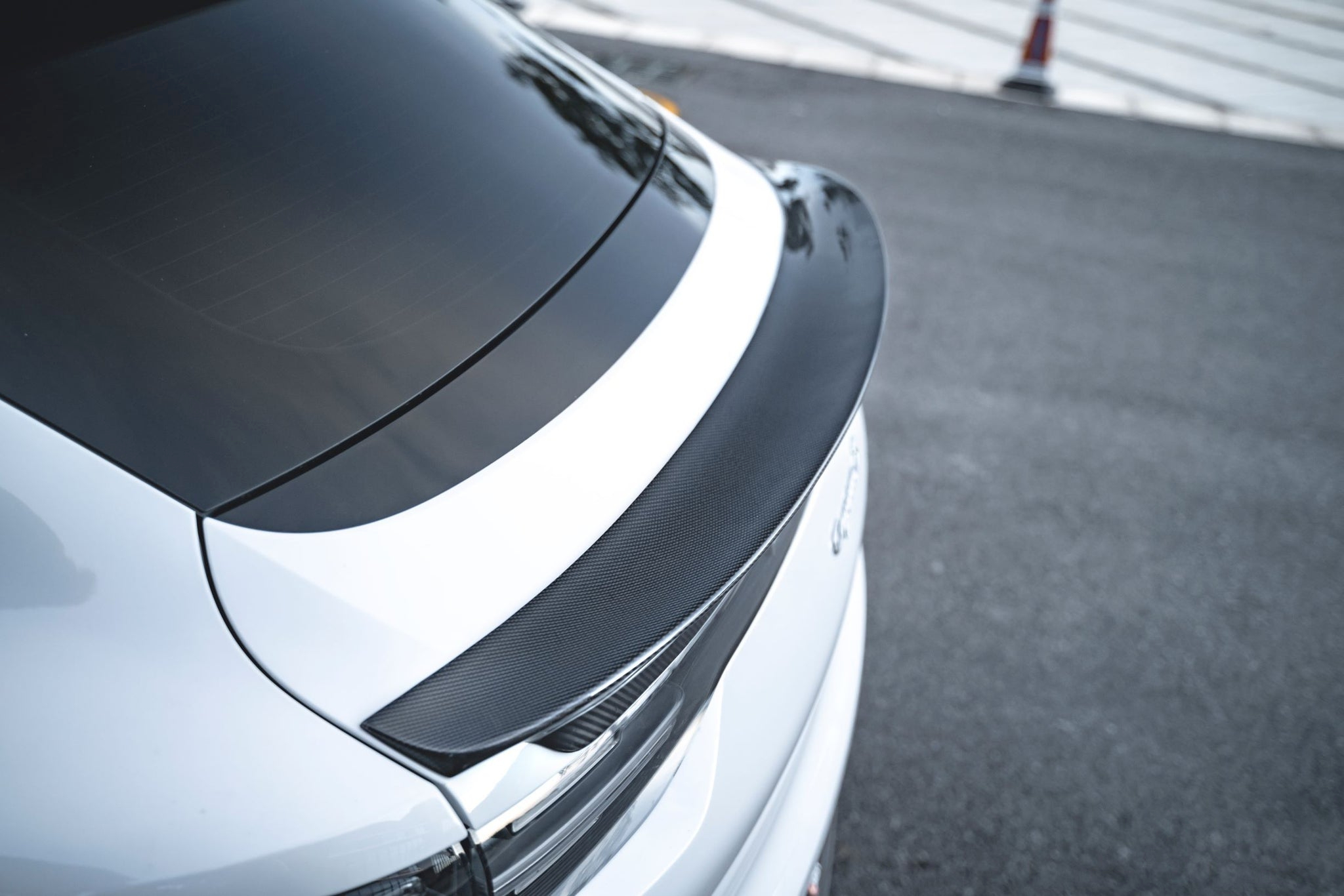 Rear Spoiler Carbon CMST for Porsche Cayenne Coupe