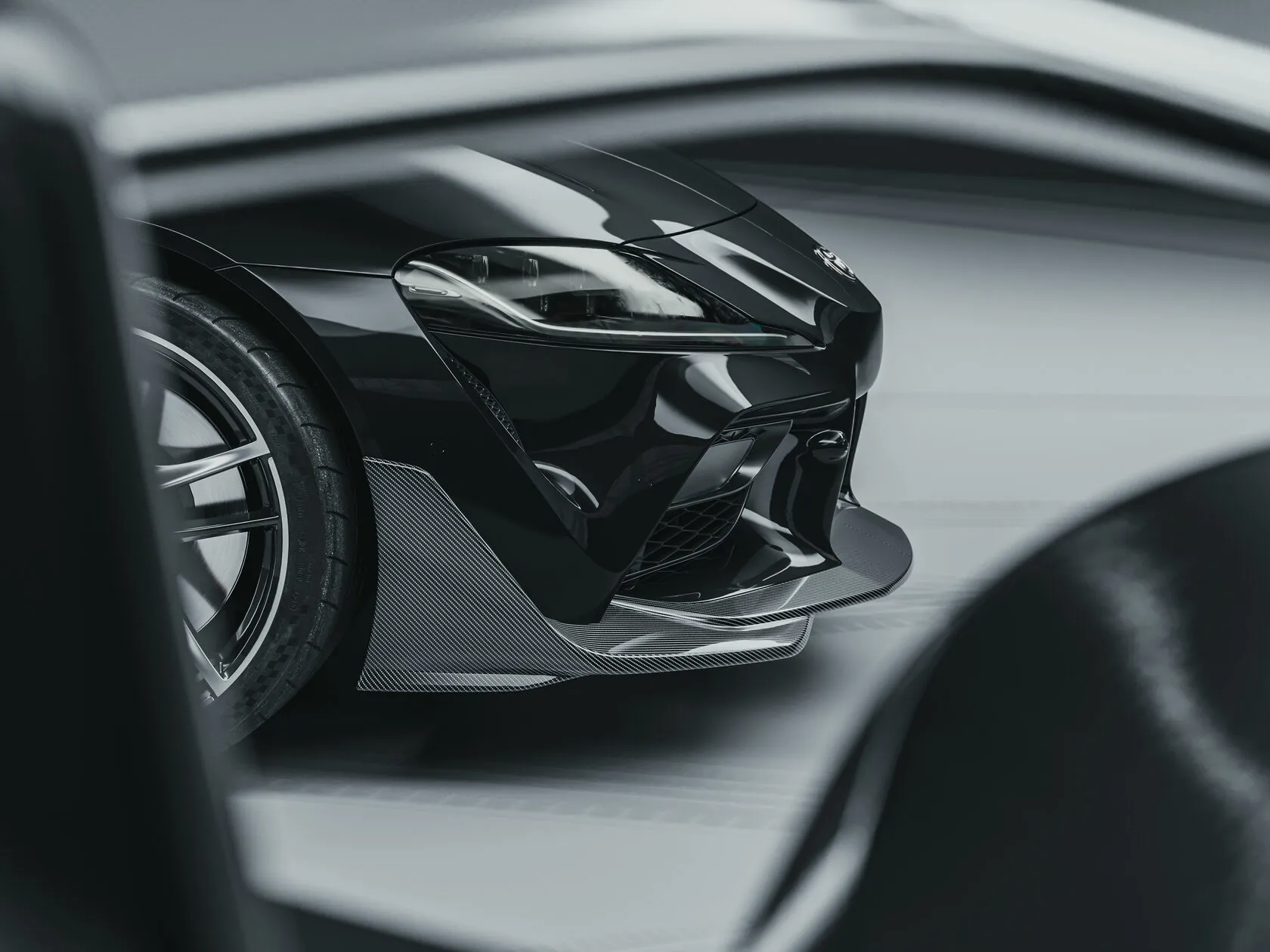 Front lip Carbon Talaria for Toyota Supra A90/A91
