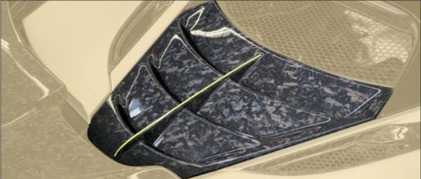 Engine cover Mansory Carbon for McLaren 720S
