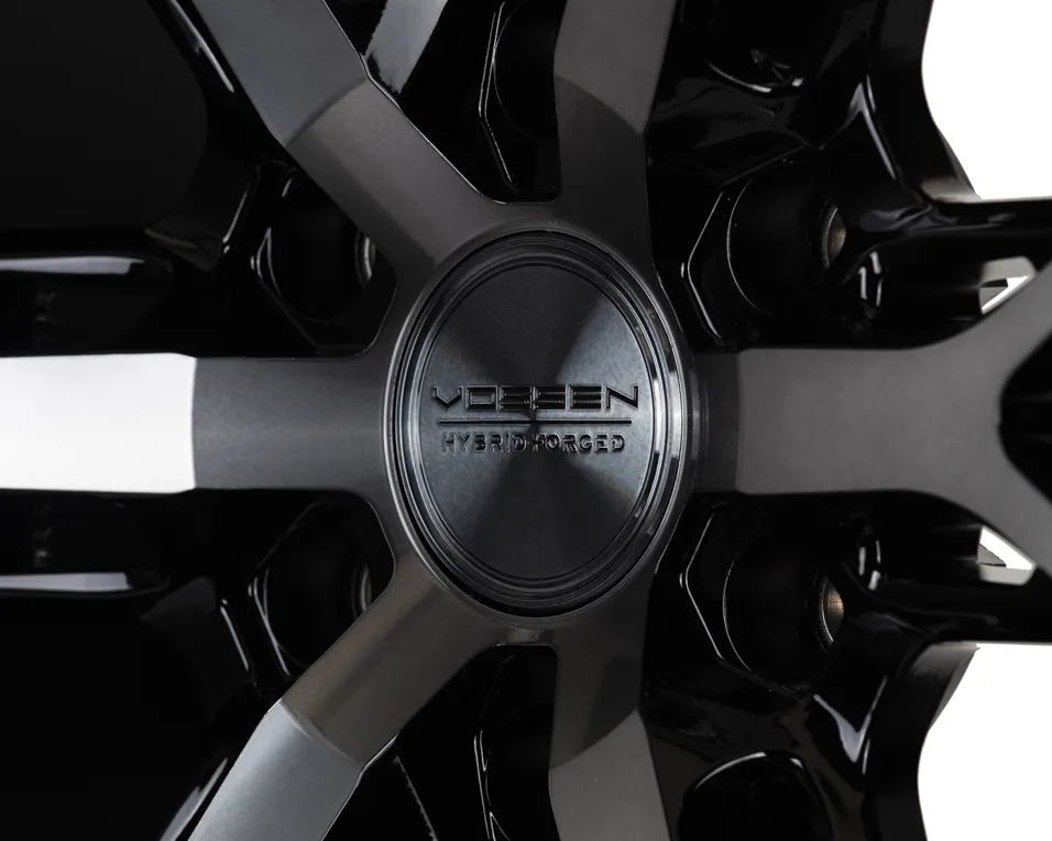 Vossen HF6 4 hybrid forged wheel — mounted on vehicle
