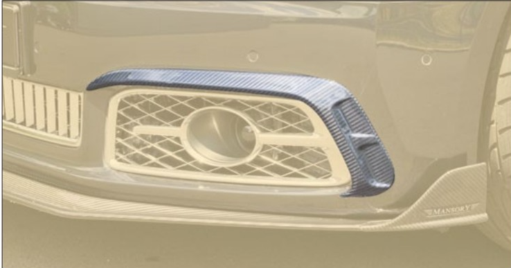 Front bumper splitter Mansory Carbon for Bentley Mulsanne II