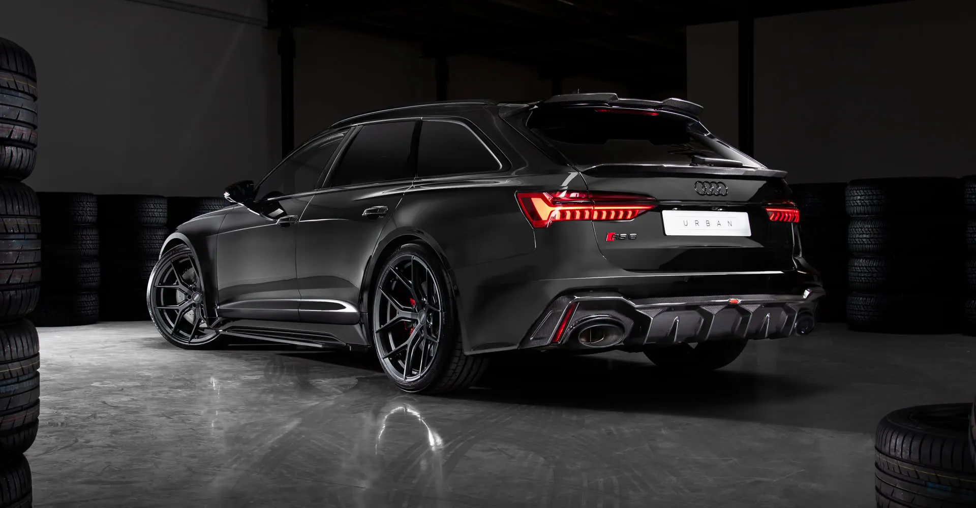 Check our price and buy Urban carbon fiber body kit set for Audi RS6 C8