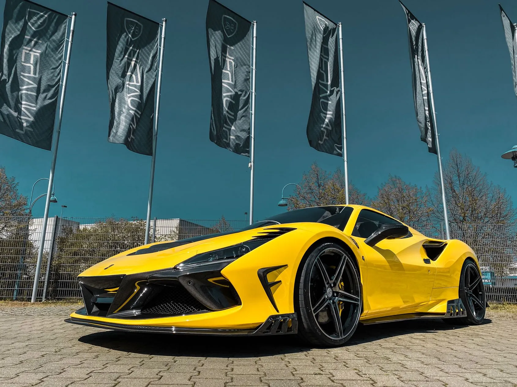 Check price and buy Keyvany Carbon Fiber Body kit set for Ferrari F8 Tributo 