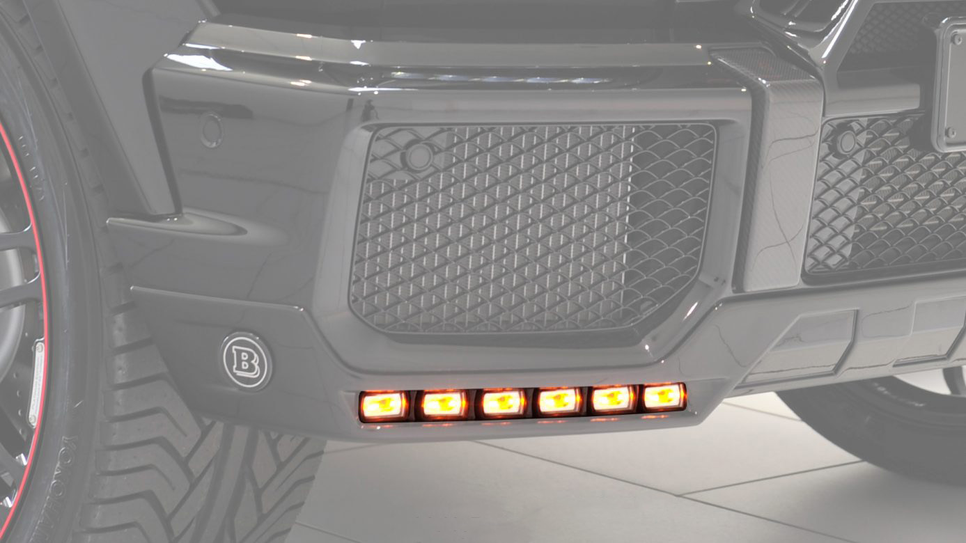 Front LEDs with turning signal BS Style Carbon for Mercedes G-class AMG W463 AMG G 65
