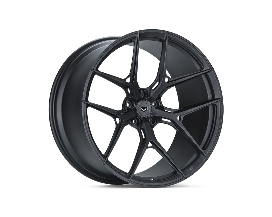 Vossen S21 01 forged wheel — close-up spoke detail