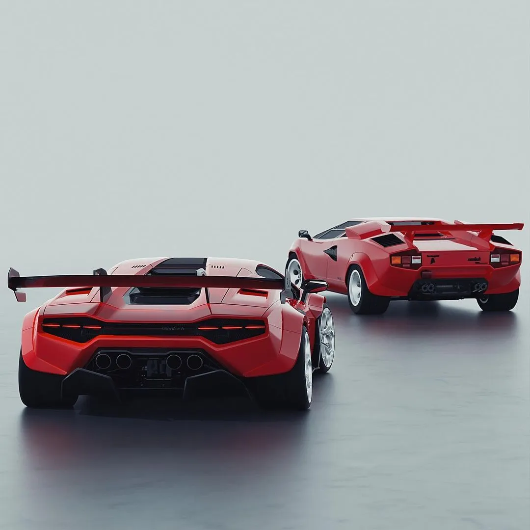 Lamborghini Countach LPI 800-4 Custom Body Kit by Magnus Concepts