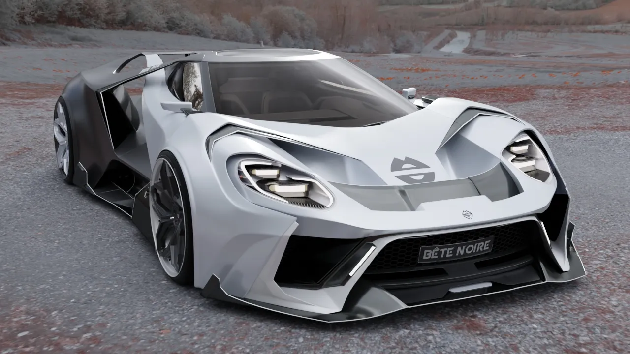 Ford GT Custom Design Wide Body Kit by Bête Noire