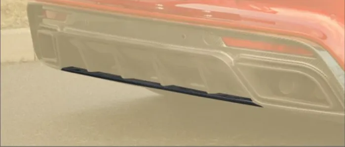Visible carbon fibre diffuser board Mansory Carbon for Porsche Panamera Sport Turismo