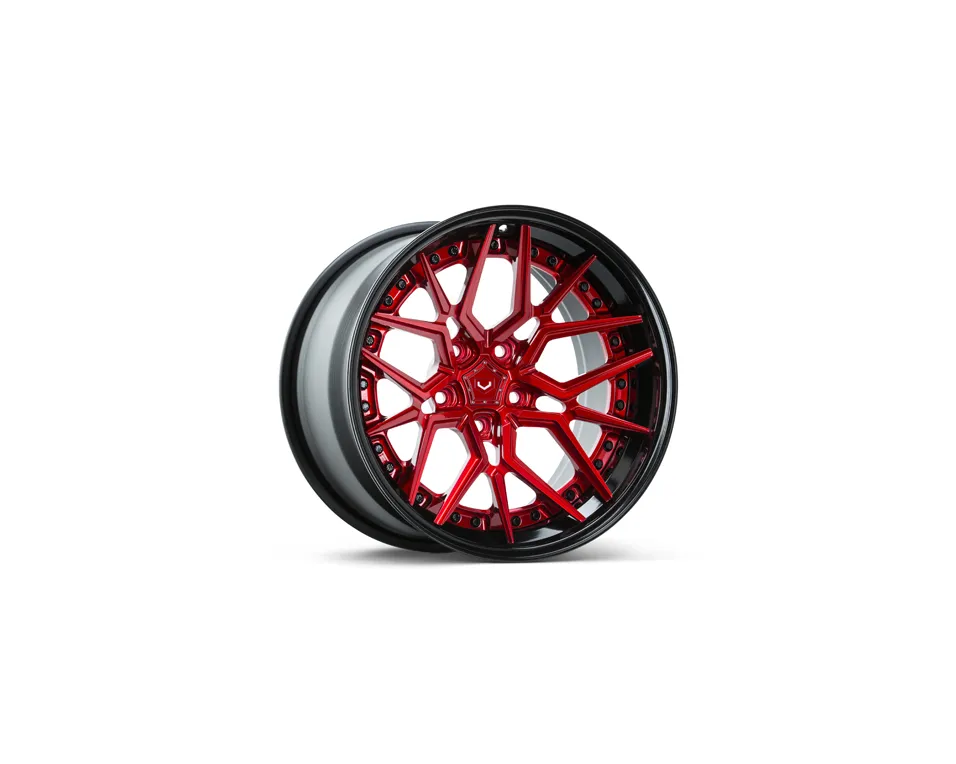 Vossen M X3 3 PIECE 3-piece forged wheel — concave face detail