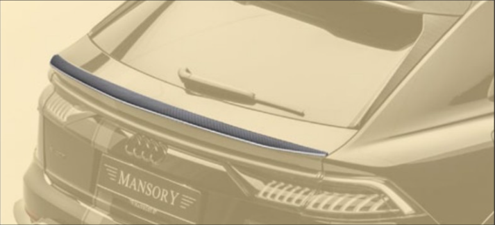 Rear decklid spoiler II Mansory Carbon for Audi RS Q8