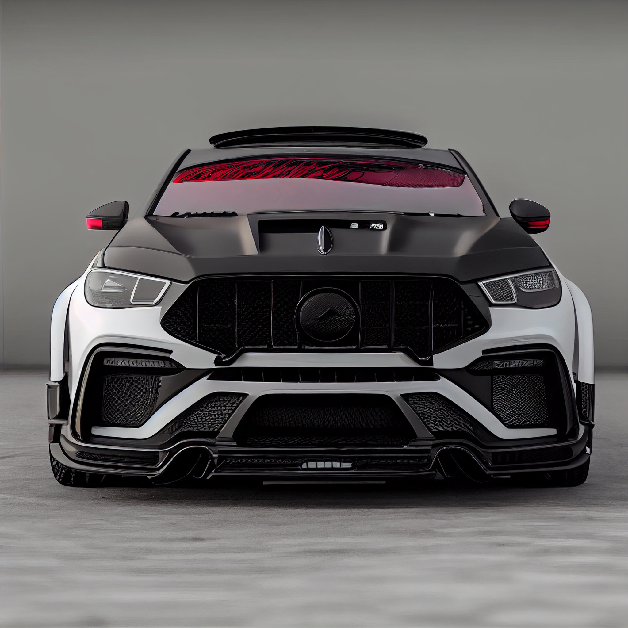 AI Custom Design Wide Body Front Bumper for the Mercedes-Benz GLE Coupe C167 AMG Ver 1.2