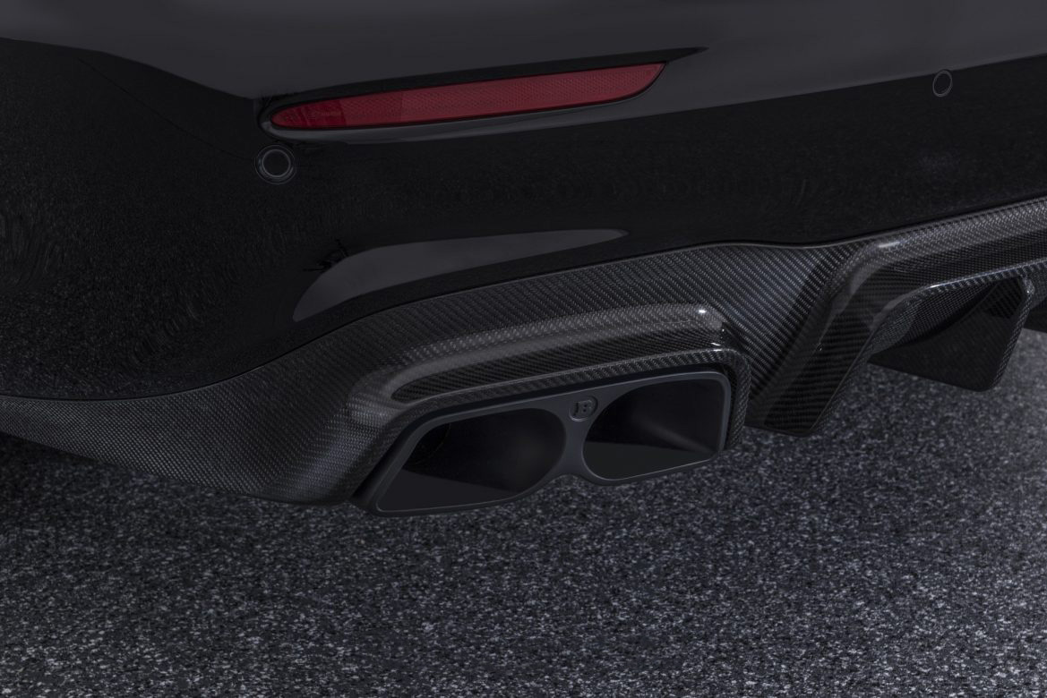 Exhaust tips BS Style for Mercedes S-class AMG A217 AMG S 65