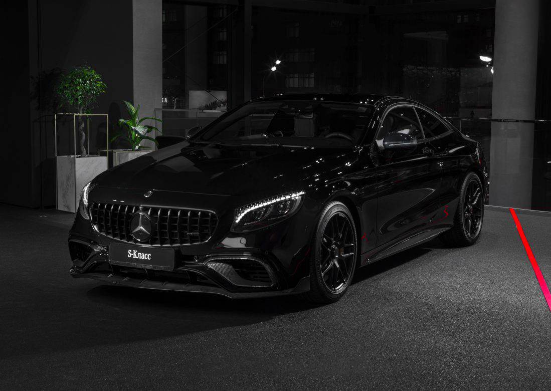 Carbon front spoiler BS Style for Mercedes S-class AMG A217 AMG S 65