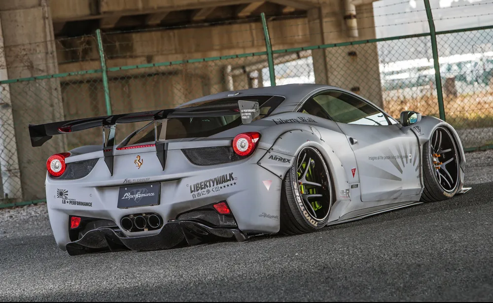 Check our price and buy Liberty Walk body kit for Ferrari 458!