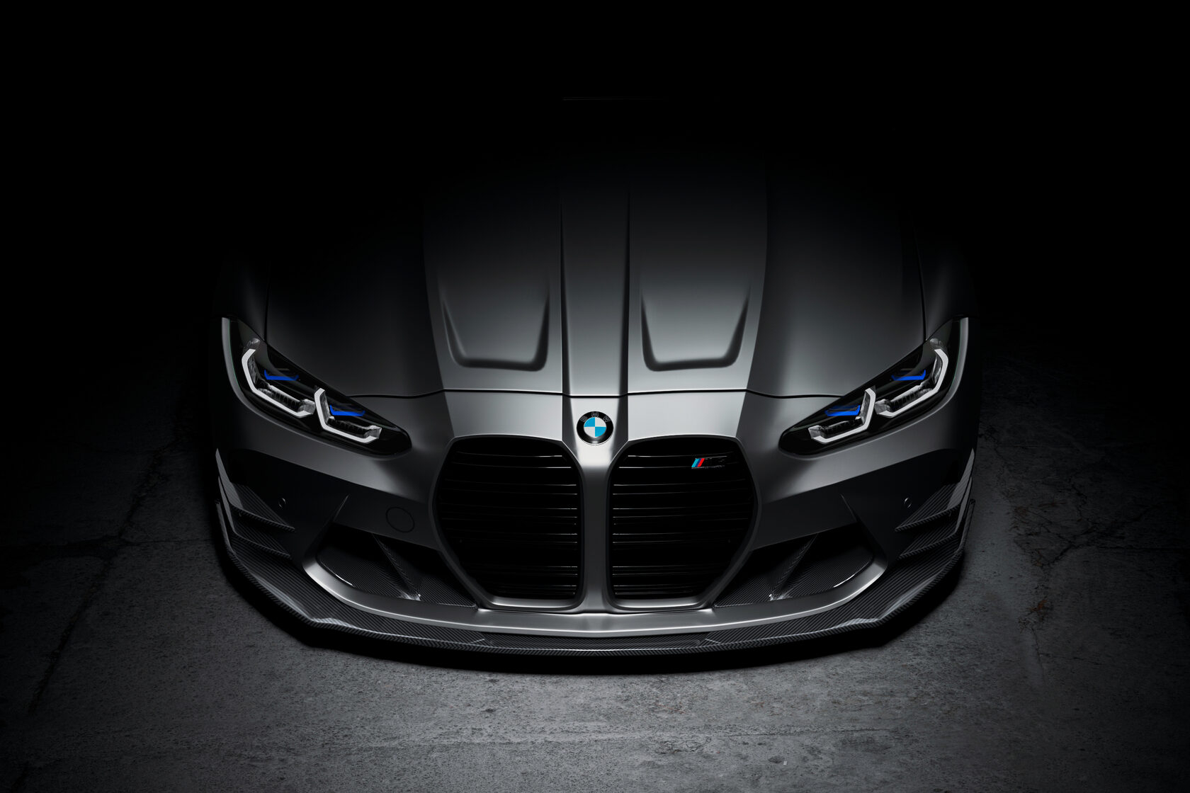 Front bumper lip Sport Tech Carbon for BMW M3 G80 Buy with delivery ...