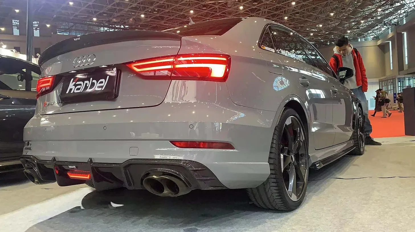 Check our price and buy Karbel Carbon Fiber Body kit set for Audi RS3 FL