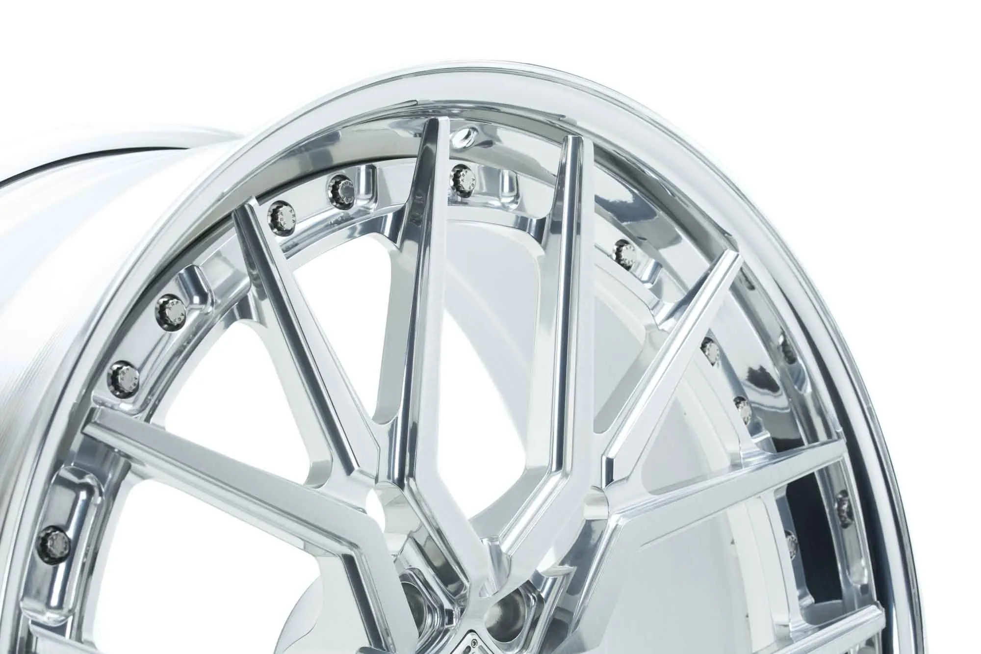 Vossen M X3 3 PIECE 3-piece forged wheel — front view
