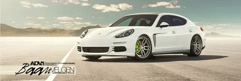 ADV.1 ADV005 M.V2 SL Series Forged Wheels on Porsche Panamera — side profile