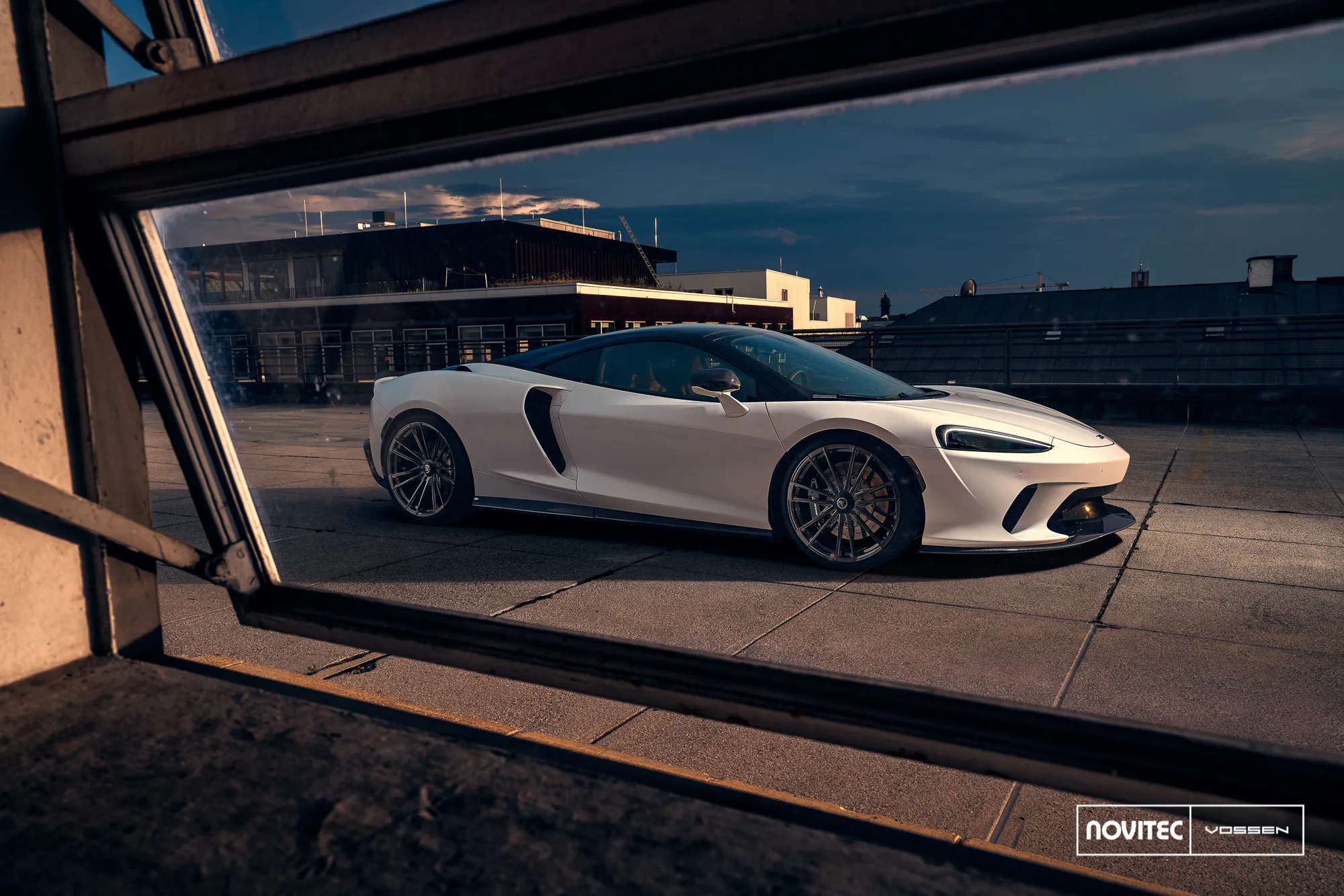 Vossen MC3 forged wheel — rear angle