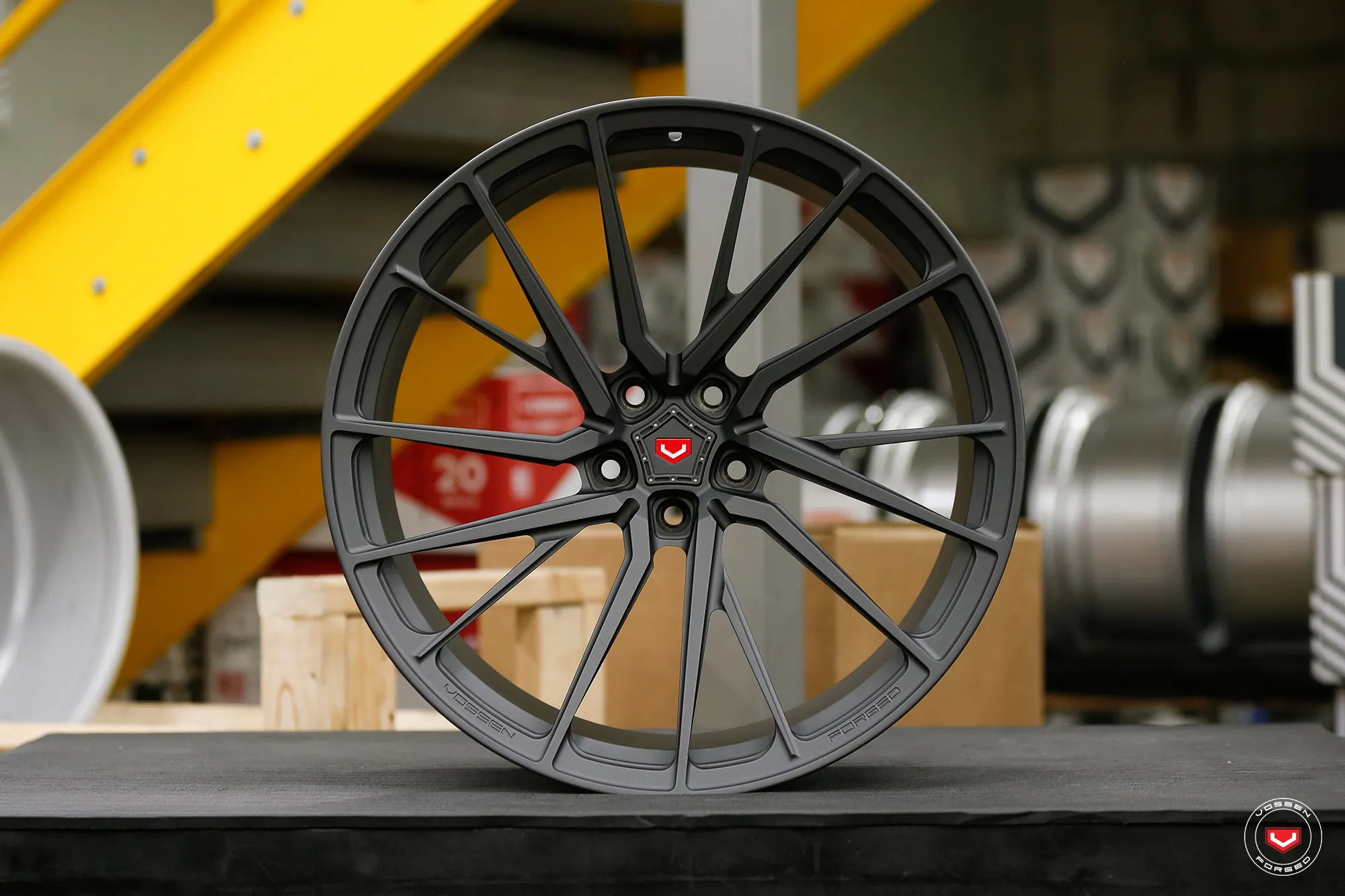 Vossen M X4T forged wheel — mounted on vehicle