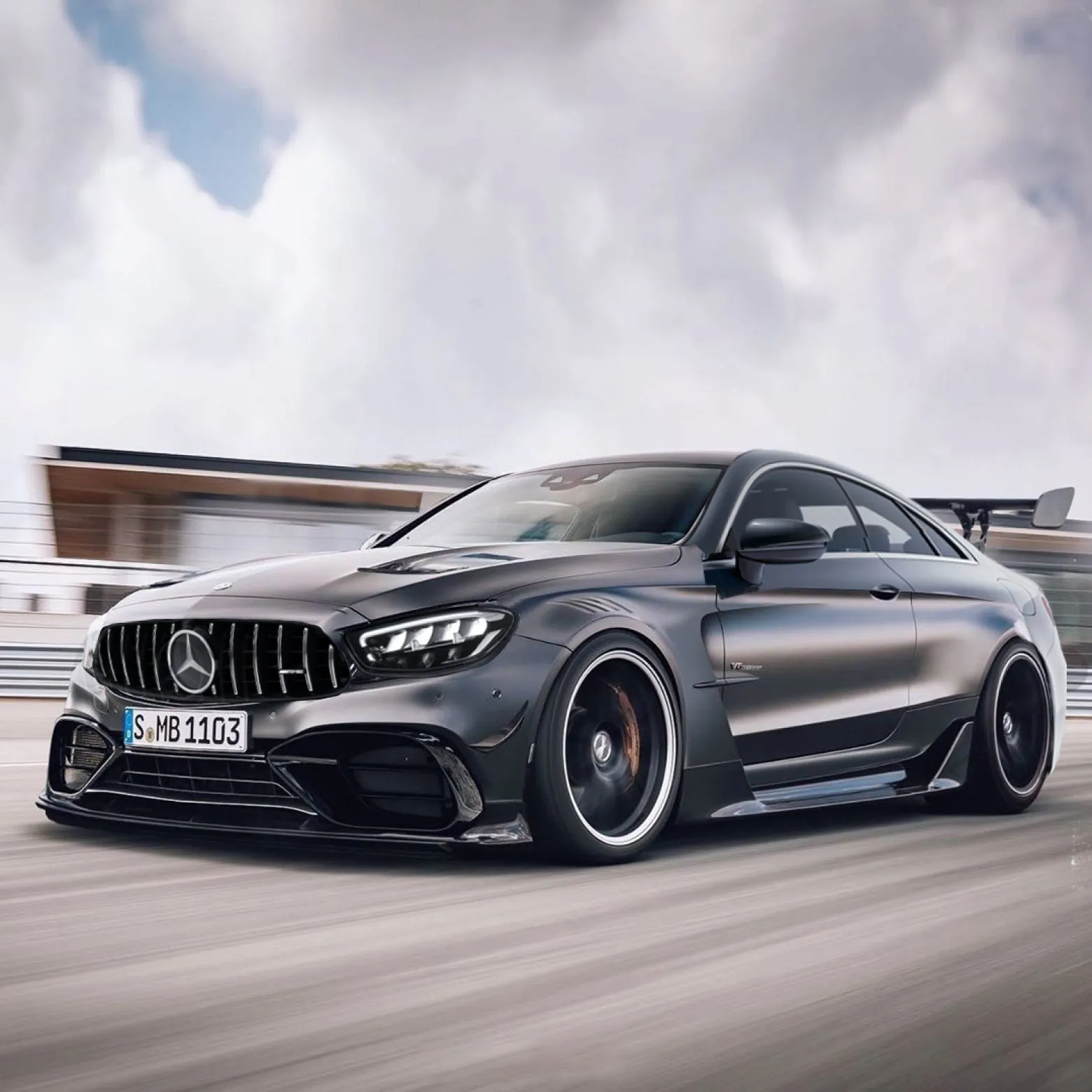 Check price and buy Carbon Fiber Body kit set for Mercedes E-class W213 Restyling Coupe FL