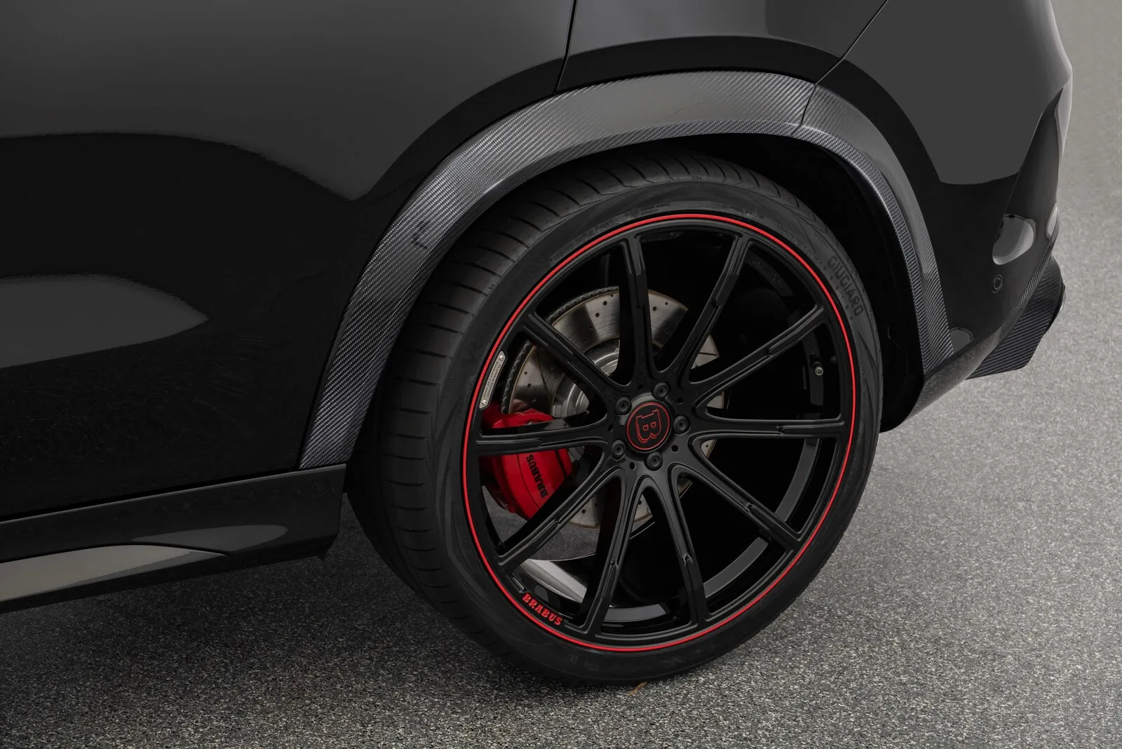 Check price and buy Brabus Carbon Fiber Body kit set for Mercedes GLE AMG V167 AMG GLE 63