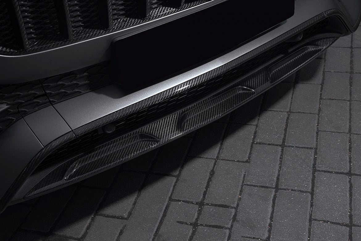 Front bottom splitter carbon for Mercedes-Benz GLE V 167 AMG Line