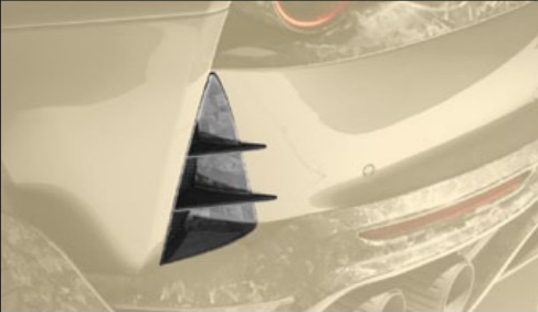 Rear bumer air outtake grills Mansory Carbon for Ferrari 812 Stallone  V2