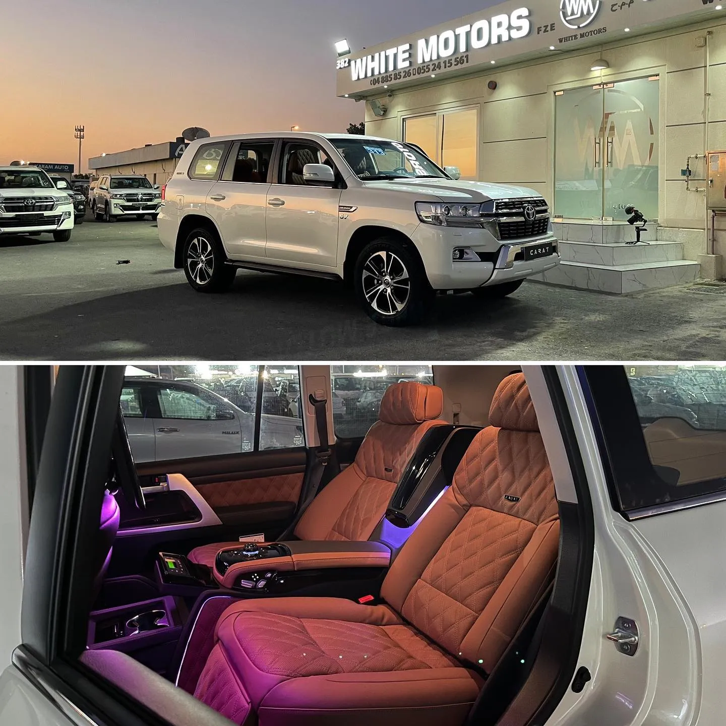 Check price and buy Carat seats set for Toyota Land Cruiser 200 Restyling 2
