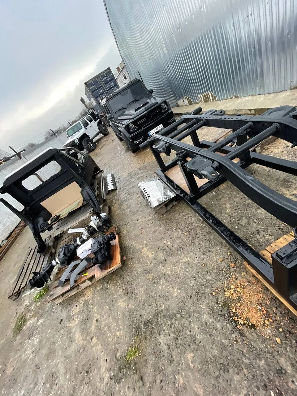 Mercedes-AMG G-class 63 to 6x6 Conversion kit