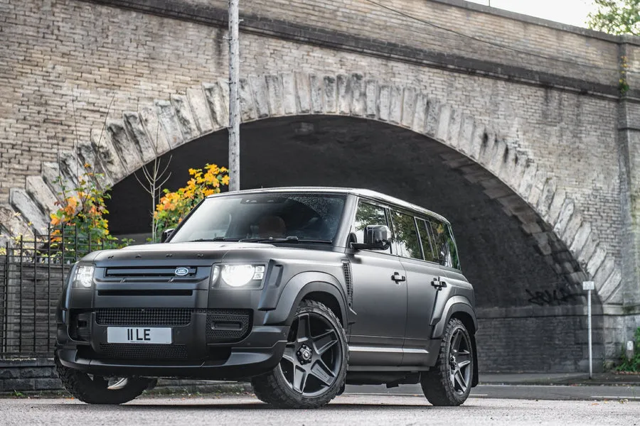 Check our price and buy Kahn Design carbon fiber body kit set for Land Rover Defender 110 wide track