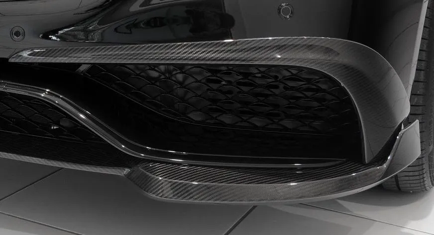 Front bumper inserts BS style Carbon for Mercedes S-class Coupe AMG C 217