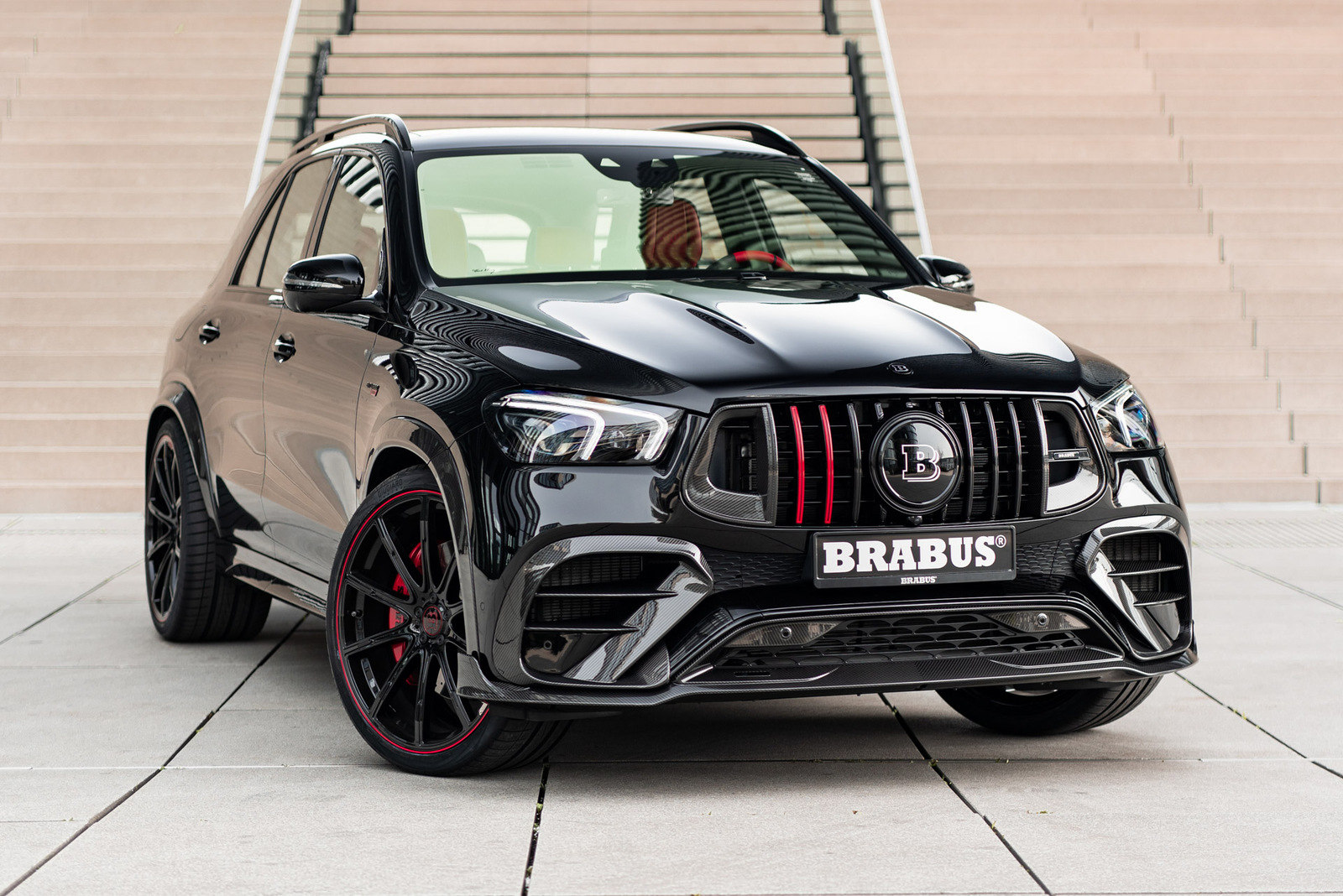 Check price and buy Brabus Carbon Fiber Body kit set for Mercedes GLE SUV AMG V167 AMG GLE 63