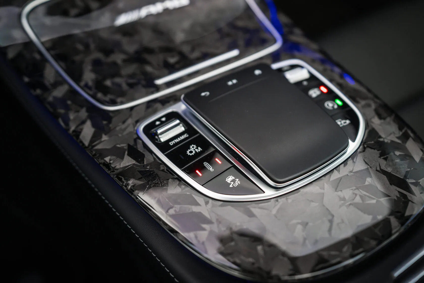 LHD Interior panels Forged Carbon for Mercedes E-class AMG W213 E63 AMG Restyling