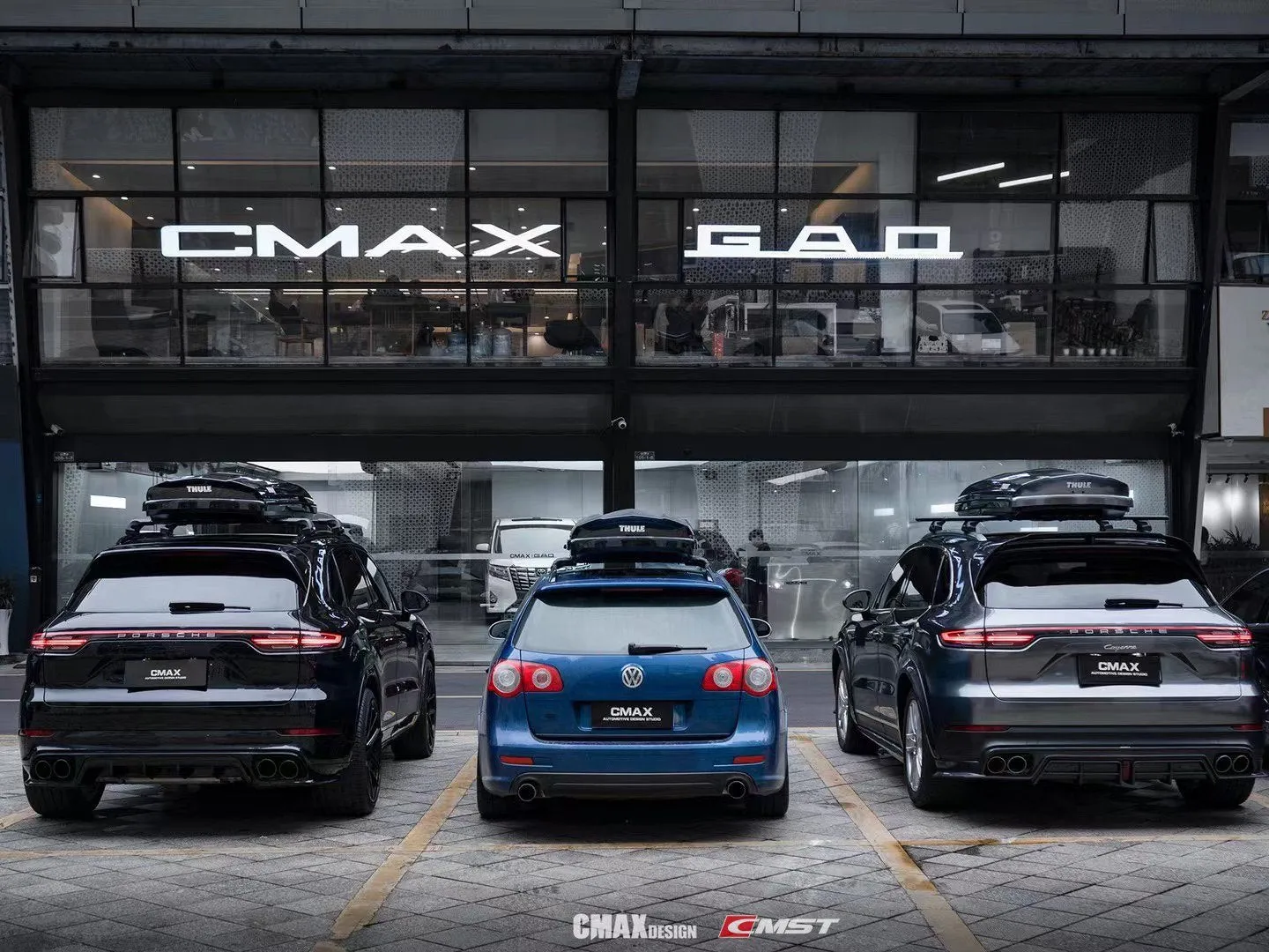 Check our price and buy CMST Carbon Fiber Body Kit set Style for Porsche Cayenne 9Y0