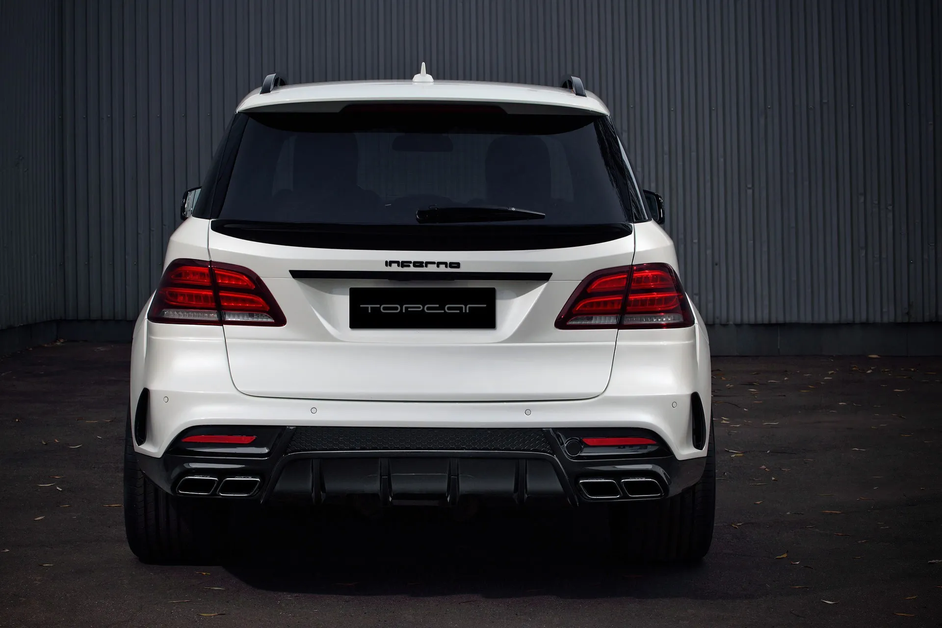 Check our price and buy Topcar Design body kit for Mercedes GLE W166 wagon Inferno