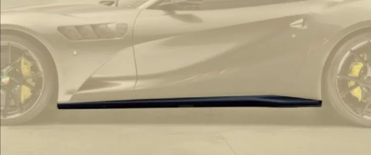 Side skirts Mansory Carbon for Ferrari 812 Stallone GTS