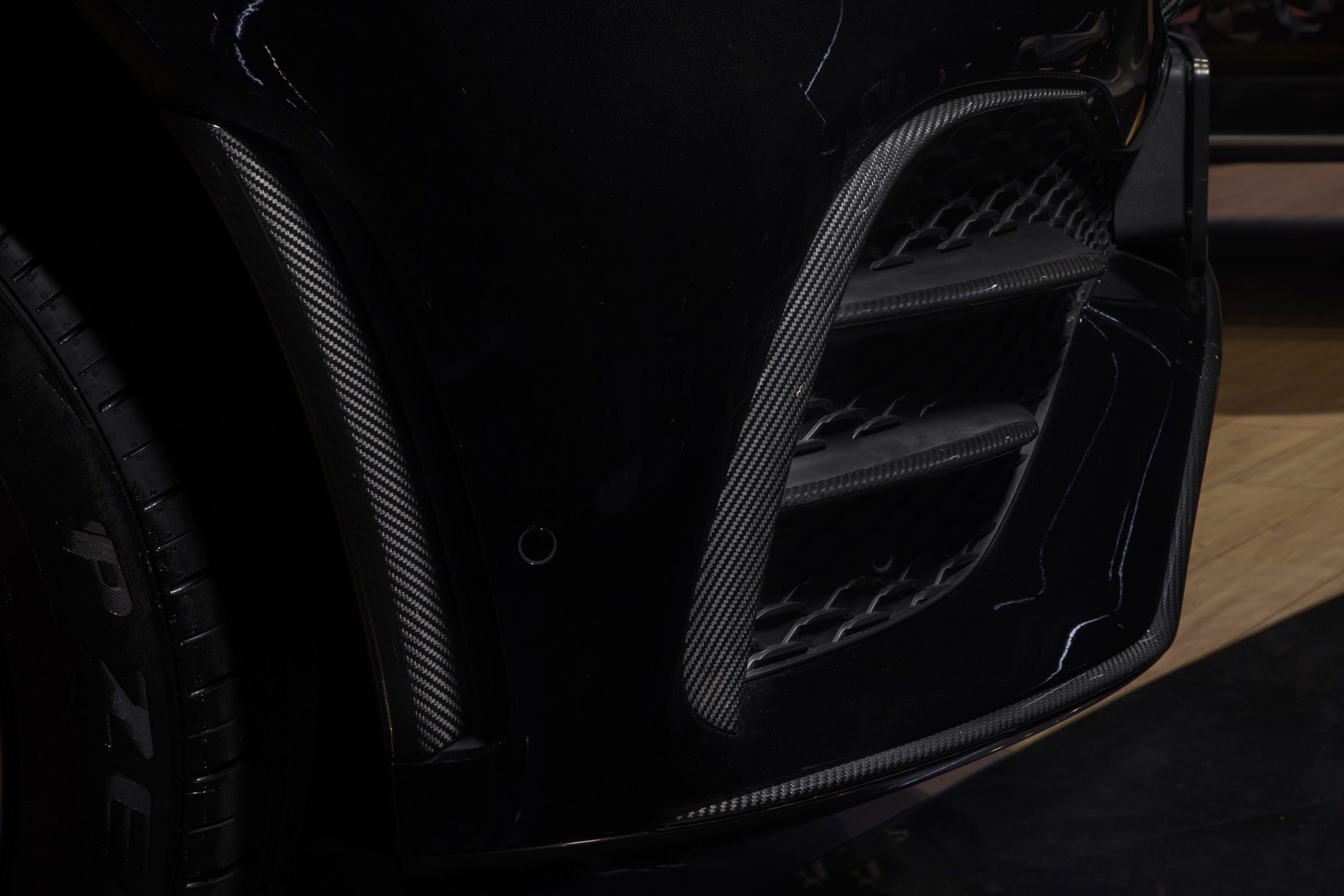 Side grilles Carbon for Mercedes-Benz GLE Coupe C167 AMG Line