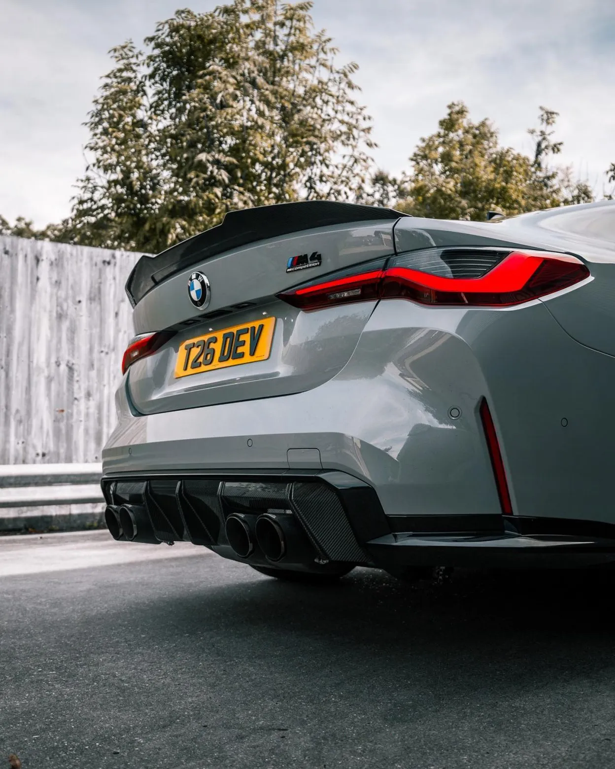Trunk spoiler (44) Carbon for BMW M3 G80