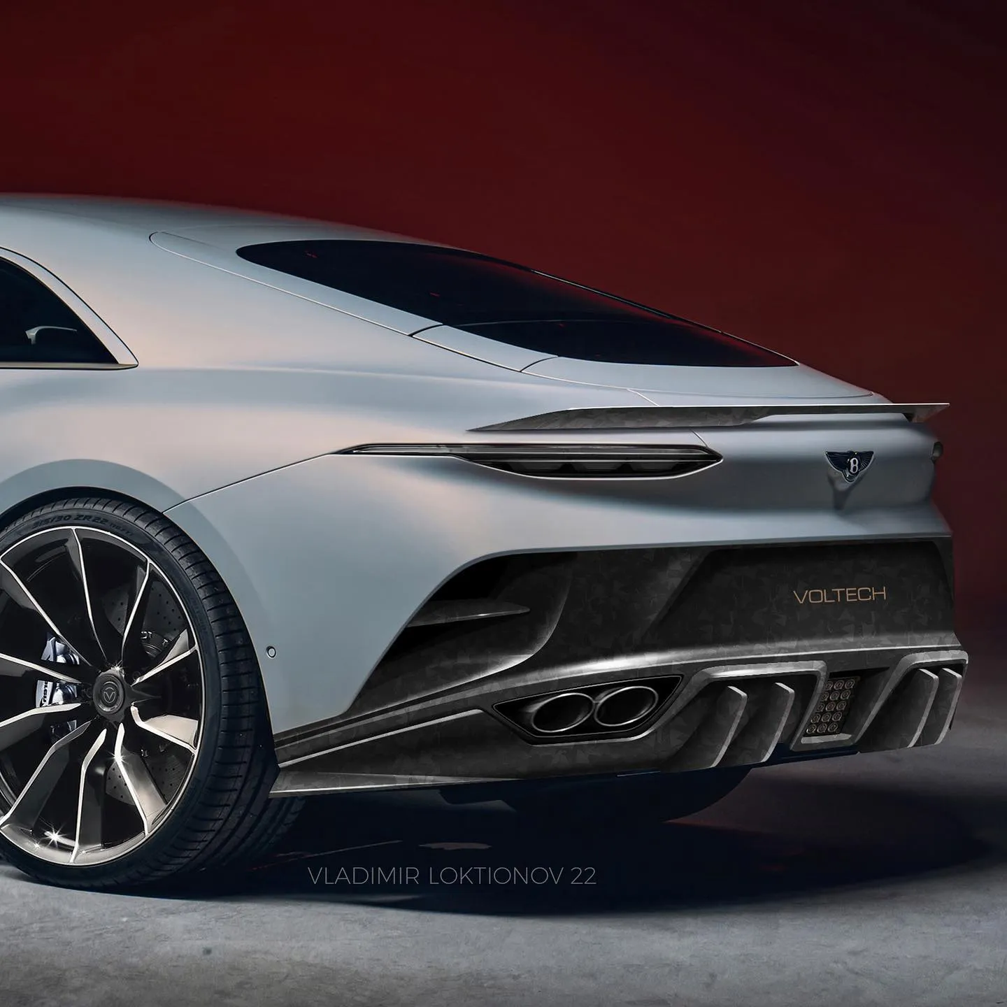 Bentley Mulliner Batur Custom Carbon Wide Body Kit by Vladimir Loktionov