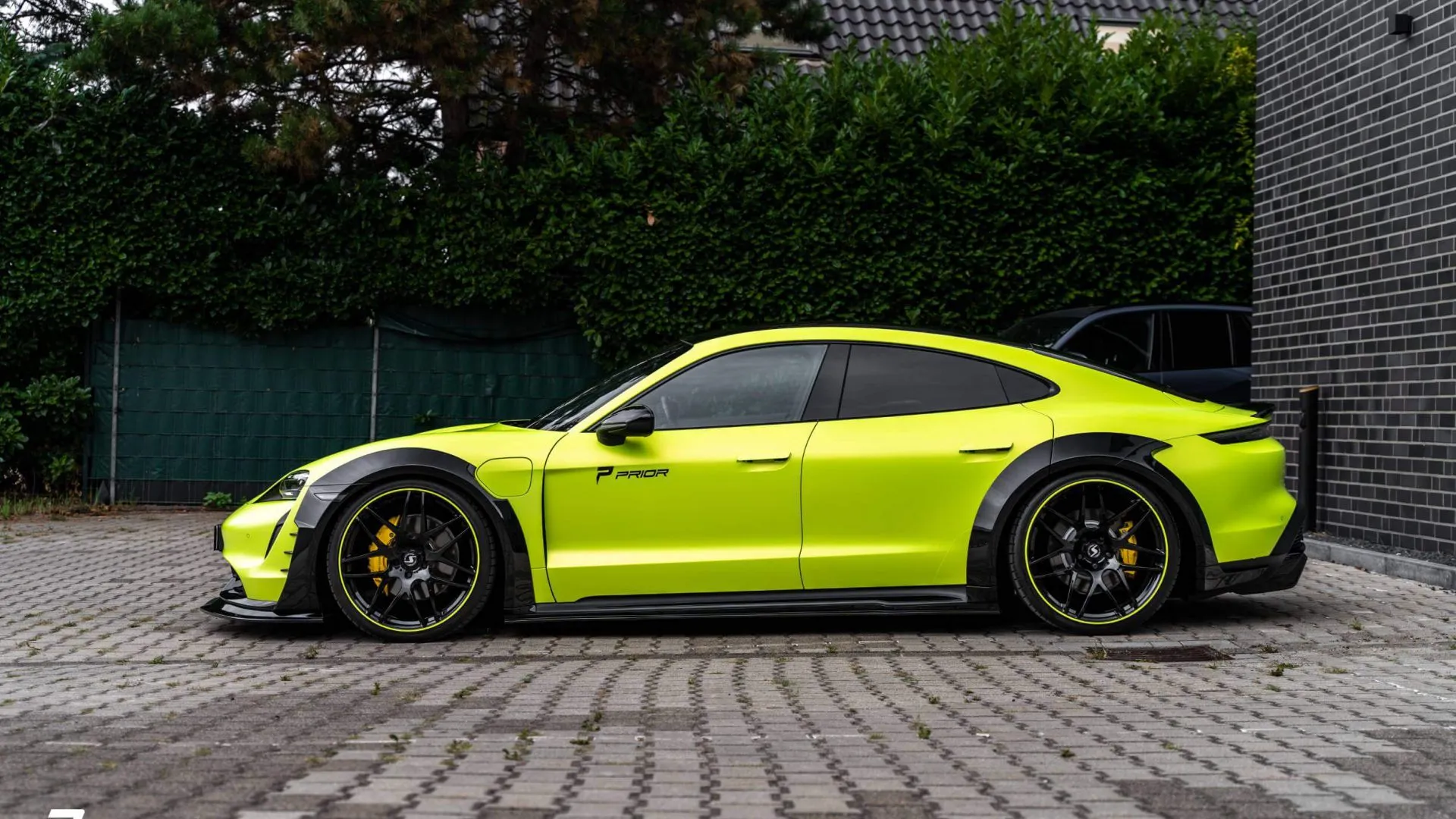 Sides Skirts Add-On Spoiler Prior Design PD TE widebody for Porsche Taycan
