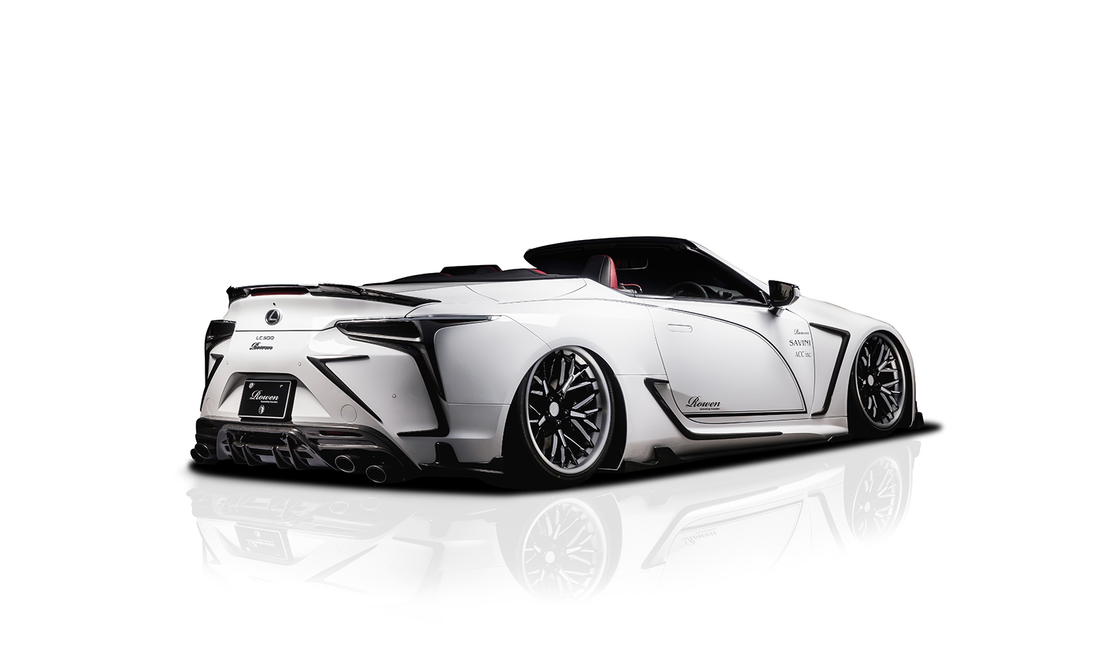 Check our price and buy Rowen body kit for Lexus LC500 Convertible DCF-Edition 2020!