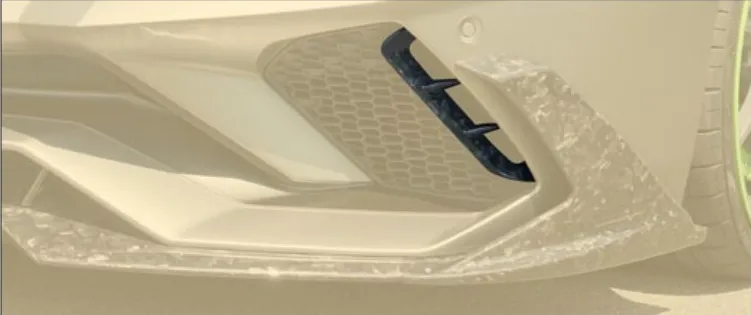 Front bumper air intake cover Mansory Carbon for Lamborghini Aventador S
