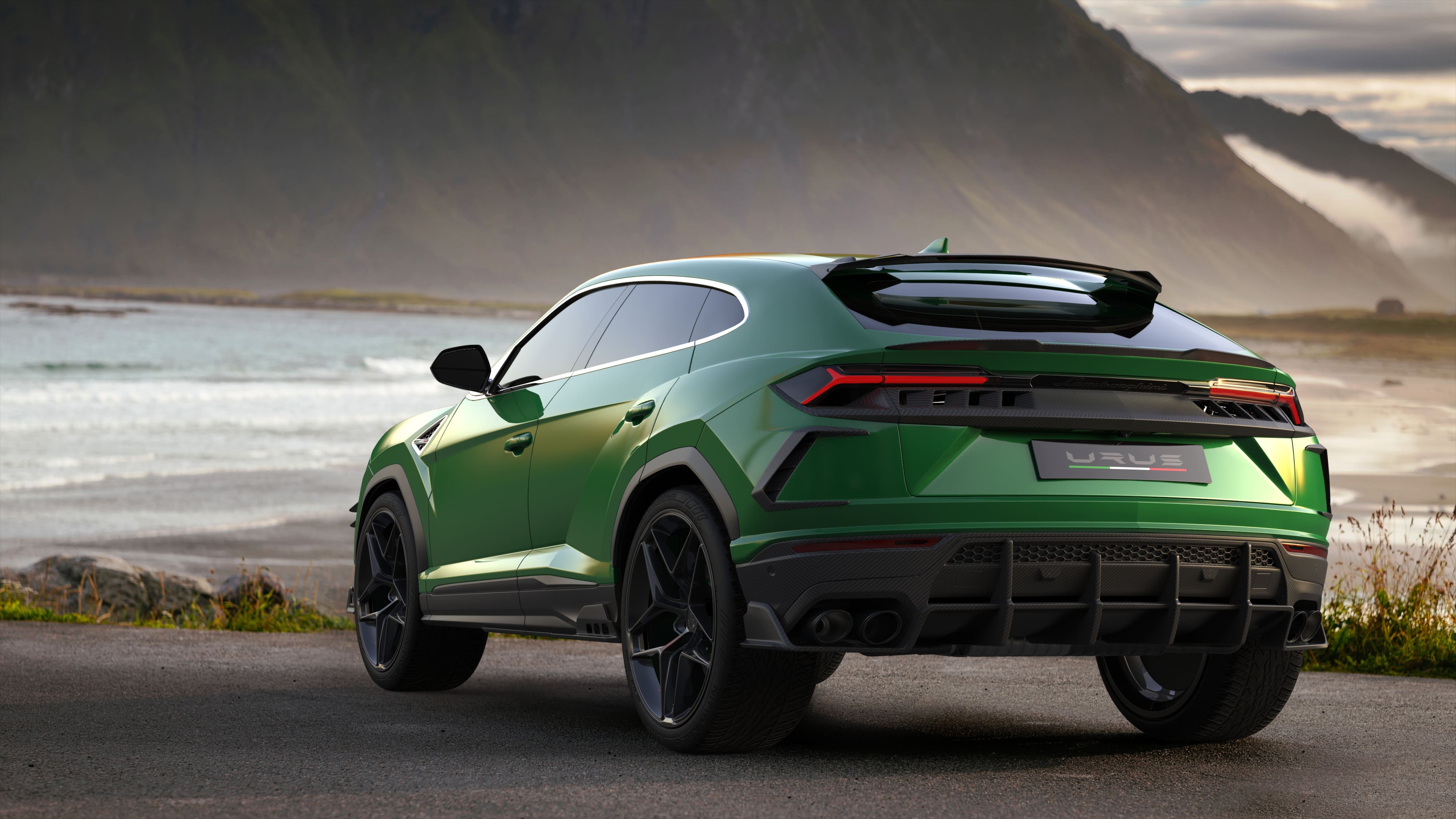 Check our price and buy Renegade Design Carbon Fiber Body kit set for Lamborghini Urus