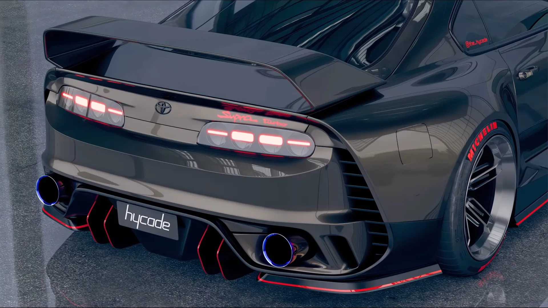 Toyota Supra MK4 Custom Body Kit by Hycade