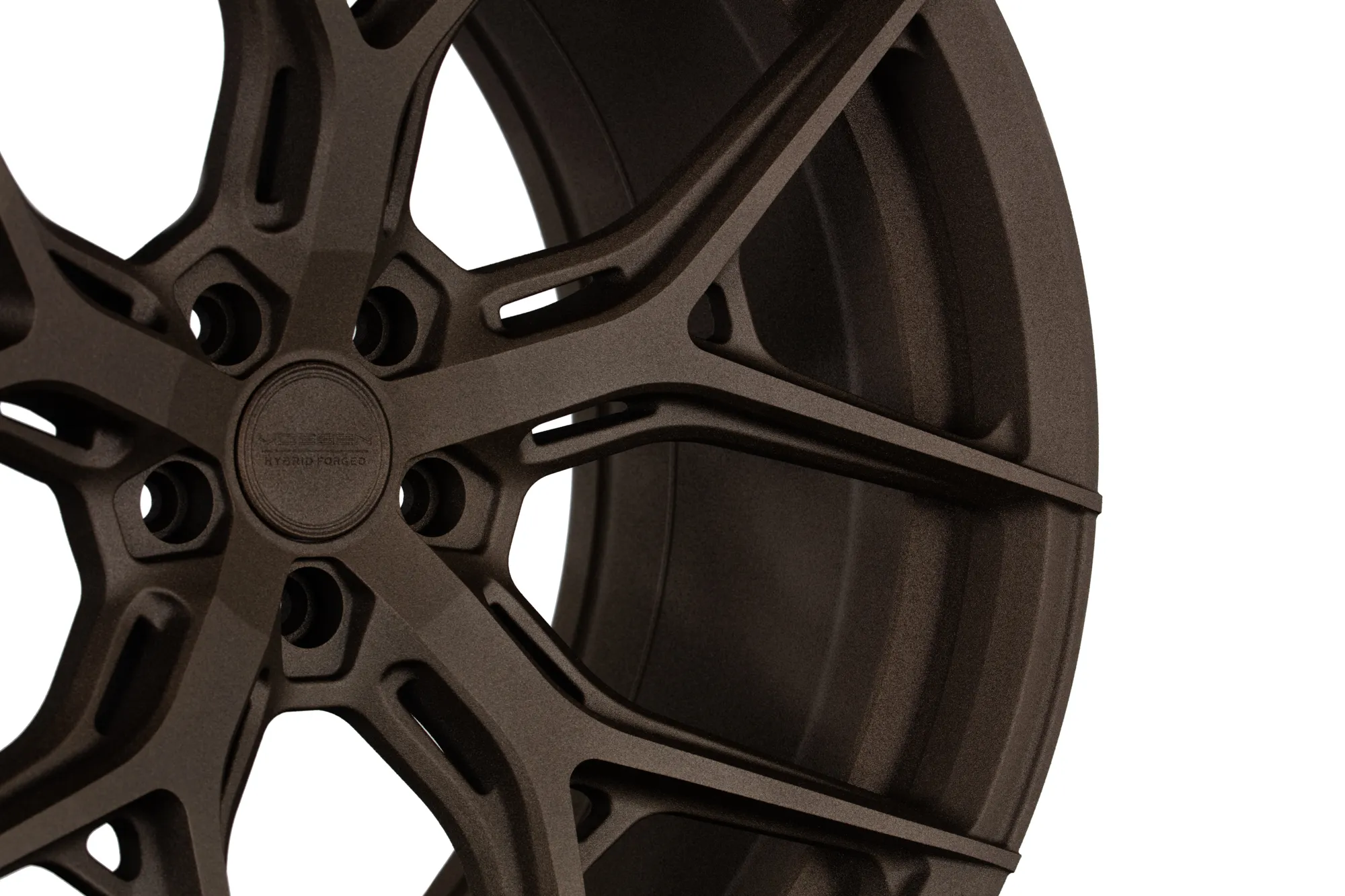 Vossen HF 5 hybrid forged wheel — finish detail
