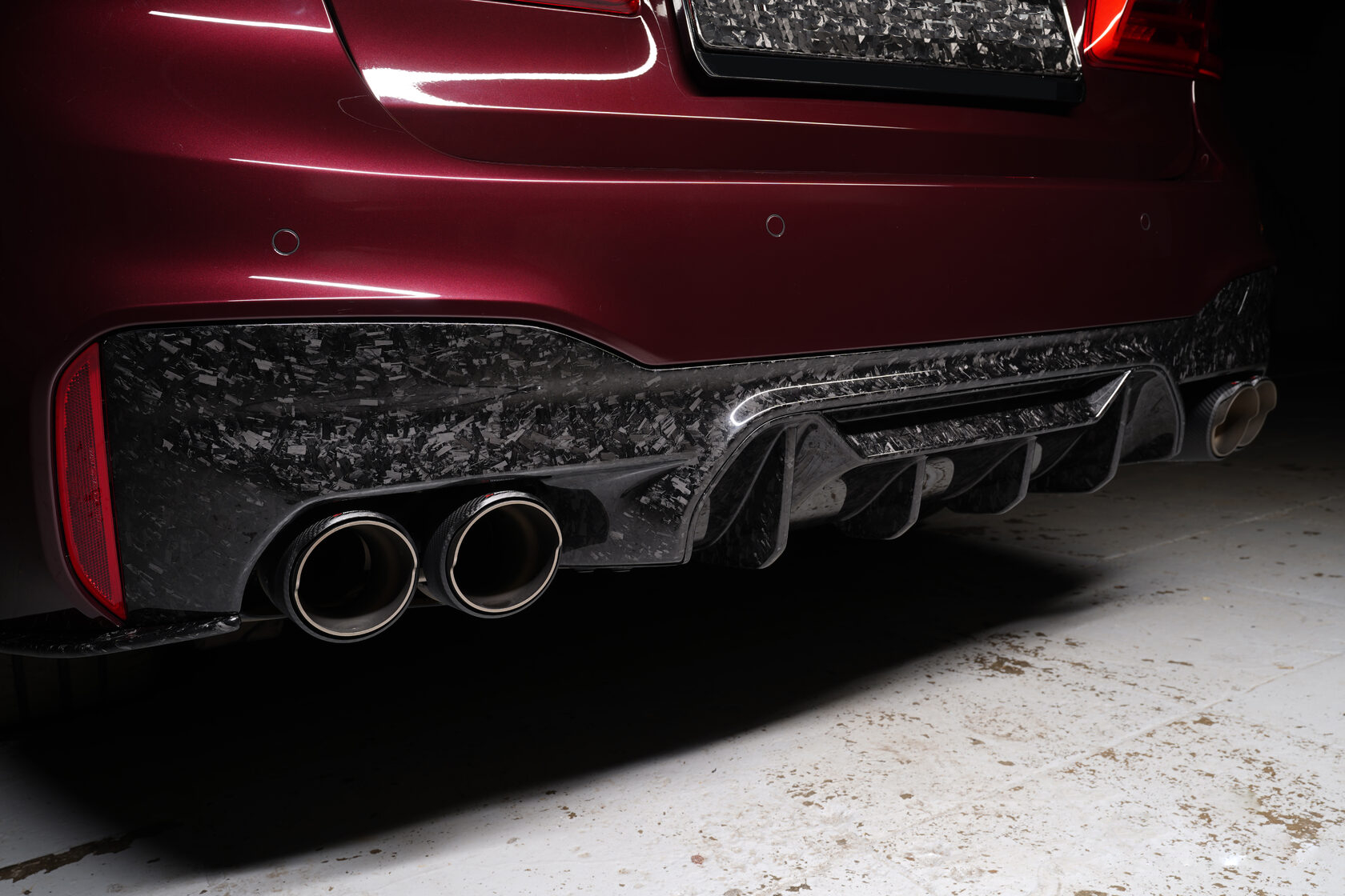 Diffuser M performance Max Forged Carbon for BMW M5 F90