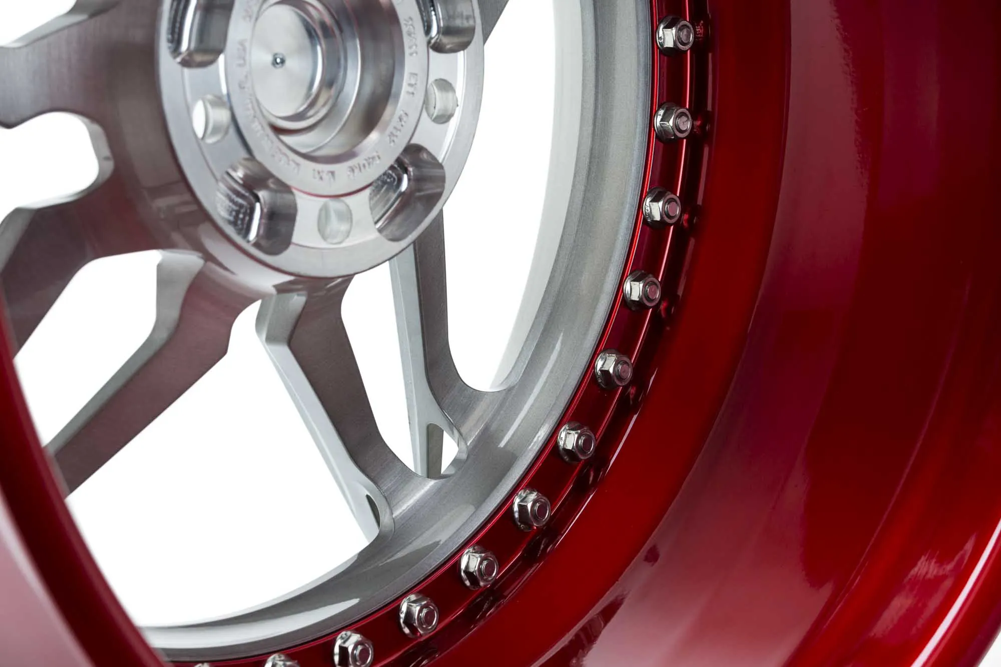 Vossen M X1 3 PIECE 3-piece forged wheel — concave face detail